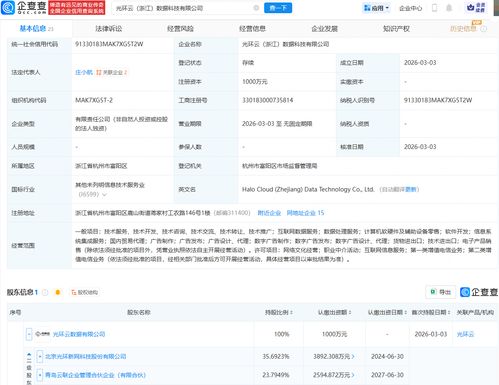 光環(huán)新網(wǎng)旗下持股公司成立數(shù)據(jù)科技公司，聚焦數(shù)據(jù)處理服務(wù)新賽道